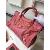 Balenciaga Giant Gold City Red Replica CY00668