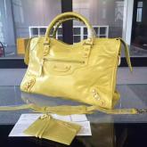 Balenciaga Giant Gold City Yellow Replica CY00982