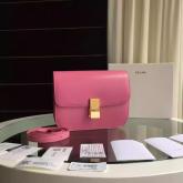 Celine Classic Box Bag In Smooth Calfskin Pink CY00083