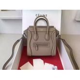 Celine Luggage Tote Drummed Calfskin Khaki CY00089