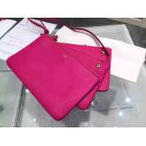 Celine Trio Bag In Rosy Pink Lambskin CY00141