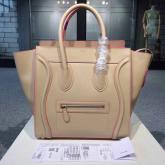 Celine Mini/Micro/Nano Luggage Tote Smooth Calfskin With Pink Trimmings CY00144