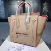 Celine Mini/Micro/Nano Luggage Tote Smooth Calfskin With Pink Trimmings CY00144