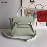 Celine Nano Belt Bag In Pastel Green Grained Calfskin 185003 CY00187