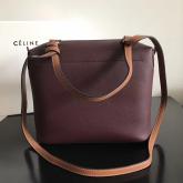 Replica Celine Small Soft Cube Bag In Smooth Calfskin Burgundy CY00209