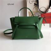 Celine Belt Bag In Green Grained Calfskin 2 Sizes CY00269