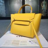 Celine Smooth Calfskin Belt Yellow Bag CY00285