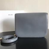 Designer Celine Classic Box Bag In Smooth Calfskin Seagull Grey CY00346