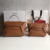 Celine Belt Bag In Brown Grained Calfskin 2 Sizes Replica CY00363