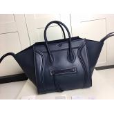 Celine Supple Calfskin Medium Luggage Phantom Bag Dark Blue CY00370