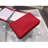 Designer Celine Trio Bag In Red Lambskin CY00397