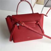 Replica Celine Nano Belt Bag In Red Grained Calfskin 185003 CY00412