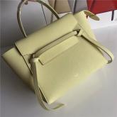 Designer Celine Belt Bag In Light Yellow Grained Calfskin 2 Sizes CY00579