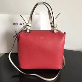 Celine Small Soft Cube Bag In Smooth Calfskin Red CY00606