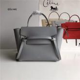 Celine Belt Bag In Grey Grained Calfskin 2 Sizes CY00612