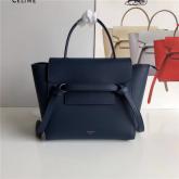 Celine Nano Belt Bag In Dark Navy Grained Calfskin 185003 CY00681