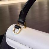 Celine Trapeze Small/Medium Tote Bag Black+White CY00685