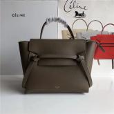 Celine Belt Bag In Khaki Grained Calfskin 2 Sizes CY00727