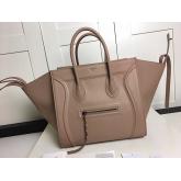 Designer Celine Supple Calfskin Medium Luggage Phantom Bag Nude CY00745