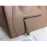 Designer Celine Supple Calfskin Medium Luggage Phantom Bag Nude CY00745