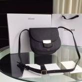 Celine Small Trotteur Bag In Black Grained Calfskin CY00748