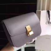 Celine Classic Box Bag In Smooth Calfskin Grey CY00751