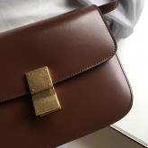 Celine Classic Box Bag In Smooth Calfskin Coco CY00762