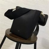 Replica Celine Small Seau Sangle Bag In Black Soft Grained Calfskin CY00931