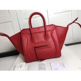 Celine Supple Calfskin Medium Luggage Phantom Bag Red Replica CY01131