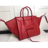 Celine Supple Calfskin Medium Luggage Phantom Bag Red Replica CY01131