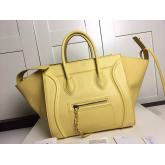 Celine Supple Calfskin Medium Luggage Phantom Bag Yellow CY01238