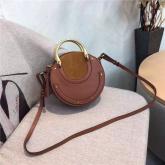 Designer Chloe Pixie Small Brown Leather And Suede Shoulder Bag CY00282