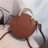 Designer Chloe Pixie Small Brown Leather And Suede Shoulder Bag CY00282