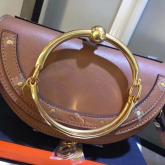 Chloe Small Nile Minaudiere In Smooth Calfskin Caramel CY00315