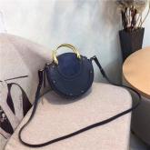 Replica Chloe Pixie Small Blue Leather And Suede Shoulder Bag CY00817