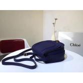 Replica Chloe Mini Marcie Bag In Small Grain Calfskin Blue CY01171