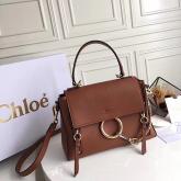 Designer Chloe Faye Day Double Carry Bag Tan CY01184