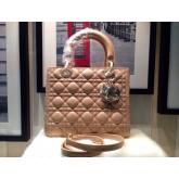 Replica Dior Lady Dior In Nude Lambskin CY00118