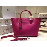 Dior "Open Bar" Bag In Supple Rosy Pink Grained Calfskin Replica CY00179