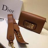 Designer Dio(r)evolution Flap Bag With Slot Handclasp M8000 Brown CY00537