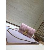 Designer Dior Dioraddict Wallet On Chain Cutch Pink CY00540