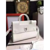 Dior Diorever Bag In Bullcalf Leather White CY00559