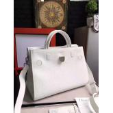 Dior Diorever Bag In Bullcalf Leather White CY00559