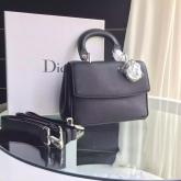 Dior "Be Dior" Bullcalf Leather Bag Black CY00611