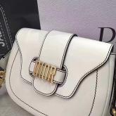 Dior D-Fence Saddle Bag White CY00782