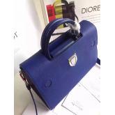 Dior Diorever Bag In Bullcalf Leather Blue CY00874