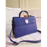 Dior Diorever Bag In Bullcalf Leather Blue CY00874