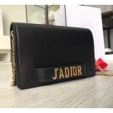 Dior J'ADIOR Wallet On Chain Pouch Black Replica CY00957