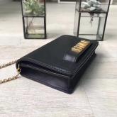 Dior J'ADIOR Wallet On Chain Pouch Black Replica CY00957