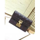 Designer Dior Dioraddict Wallet On Chain Cutch Purple CY00965